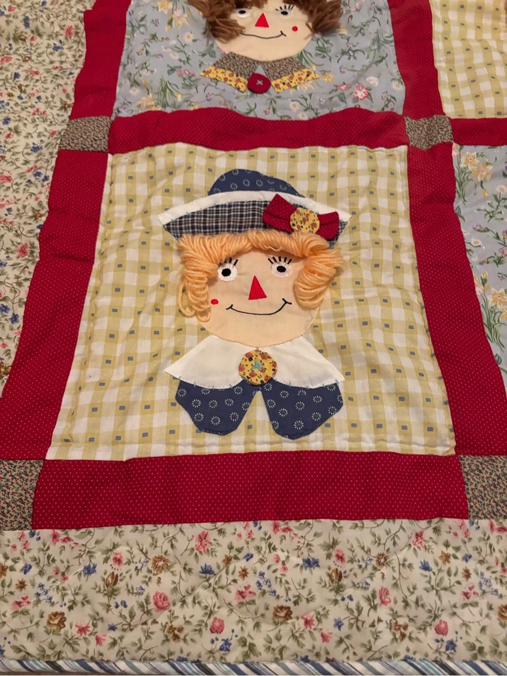 Ten Bears Raggedy Ann Andy Throw